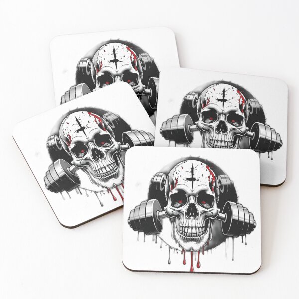 Item preview, Sweat & Iron: The Determined Skull designed and sold by Digital Artisan.