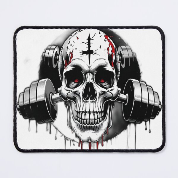 Item preview, Sweat & Iron: The Determined Skull designed and sold by Digital Artisan.
