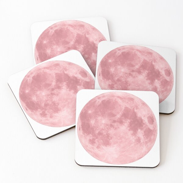 Item preview, Beautiful pink full moon / pink moon / Bloody moon / Pink moon designed and sold by DibujandoPorfa.