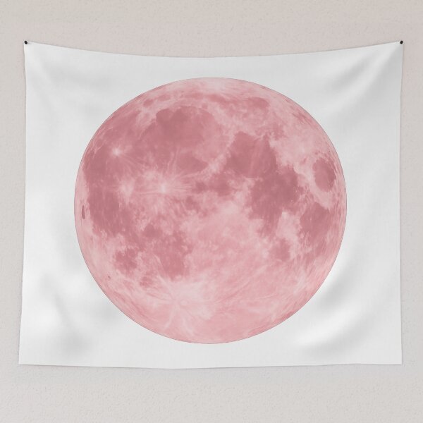 Item preview, Beautiful pink full moon / pink moon / Bloody moon / Pink moon designed and sold by DibujandoPorfa.