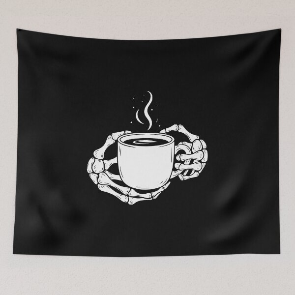 Item preview, Coffee break in a skeleton atmosphere designed and sold by ATOTI.