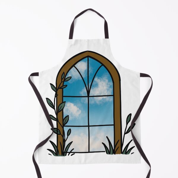Item preview, Vintage Window to the Clouds – Whimsical Cottagecore Art designed and sold by tiTheGoldenPath.
