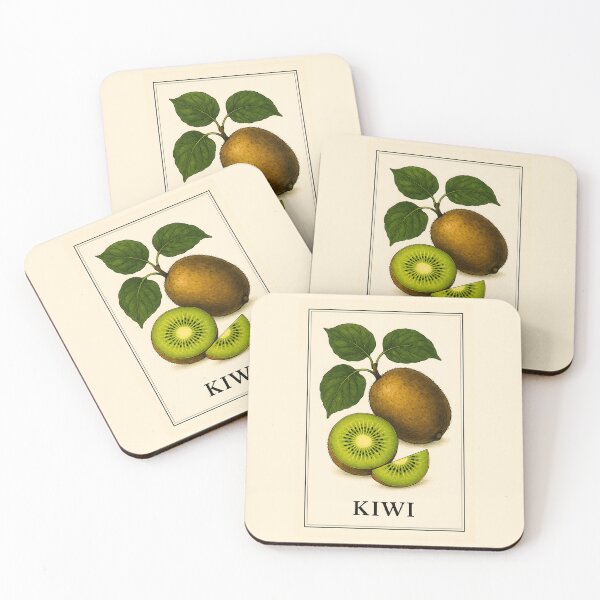 Item preview, Kiwi – French Botanical Fruit Illustration designed and sold by Benja & Co..