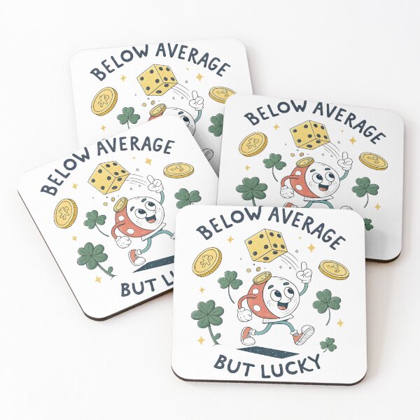 Item preview, Below average but lucky  designed and sold by Lucky 777.