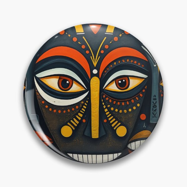 Item preview, Ethnic African pattern in warm colors #2 designed and sold by BoBiloArt.
