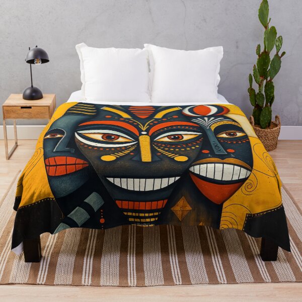 Item preview, Ethnic African pattern in warm colors #2 designed and sold by BoBiloArt.