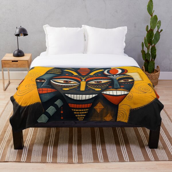 Item preview, Ethnic African pattern in warm colors #2 designed and sold by BoBiloArt.
