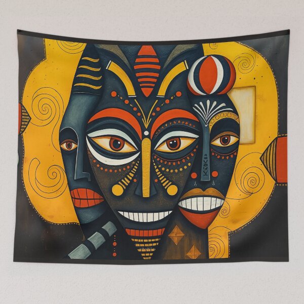 Item preview, Ethnic African pattern in warm colors #2 designed and sold by BoBiloArt.