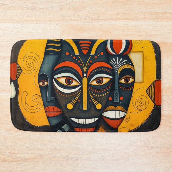 Item preview, Ethnic African pattern in warm colors #2 designed and sold by BoBiloArt.