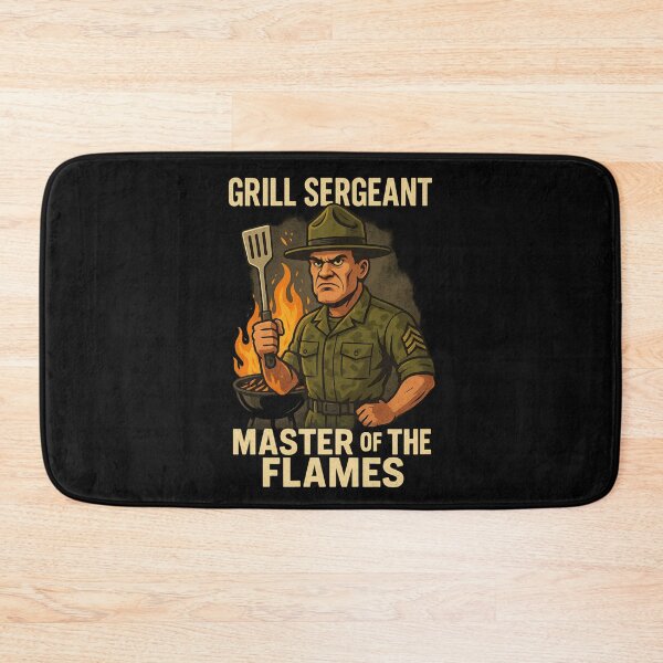 Item preview, Grill Sergeant – Master of the Flames designed and sold by ALITOPRINCE.