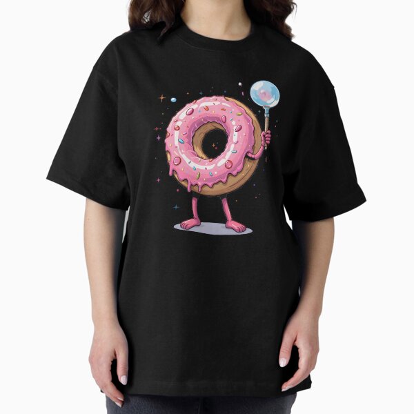 Item preview, A Pink Glazed Donut with a Bubble Wand designed and sold by StoryToonsFund.