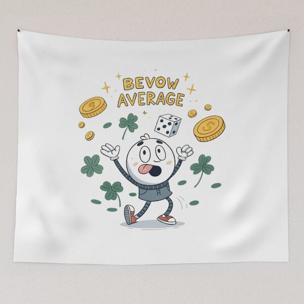 Item preview, Lucky bevow Average  designed and sold by Lucky 777.