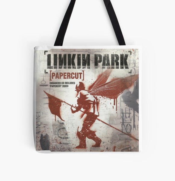 Vista previa del artículo con la obra «Linkin Park - Hybrid Theory - Papercut», diseñado y vendido por konsu-smn.