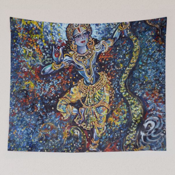Item preview, Krishna and Kaliya - dance of compassion  designed and sold by Harsh  Malik.