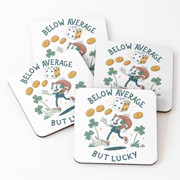 Item preview, Below average but lucky  designed and sold by Lucky 777.