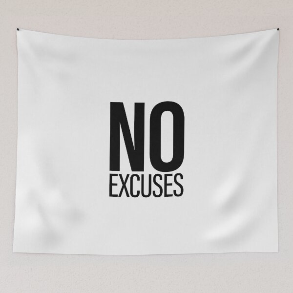 Item preview, No Excuses (B) designed and sold by ChunkaMunka.
