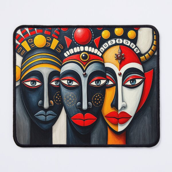 Item preview, Ethnic African pattern in warm colors #3 designed and sold by BoBiloArt.