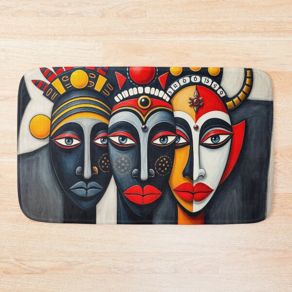 Item preview, Ethnic African pattern in warm colors #3 designed and sold by BoBiloArt.