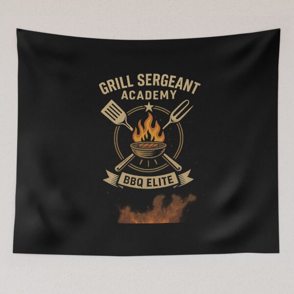 Item preview, Grill Sergeant Academy – BBQ Elite designed and sold by ALITOPRINCE.