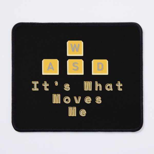 Item preview, Funny Gamer Quote WASD Controls PC Gaming Keyboard Humor designed and sold by Boldly..
