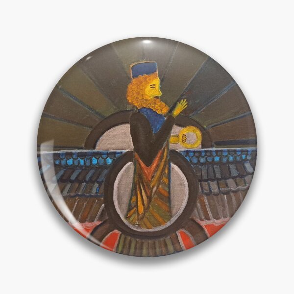 Item preview, Acrylic Painting of Faravahar symbol designed and sold by painttime.