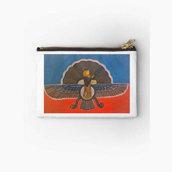 Item preview, Acrylic Painting of Faravahar symbol designed and sold by painttime.