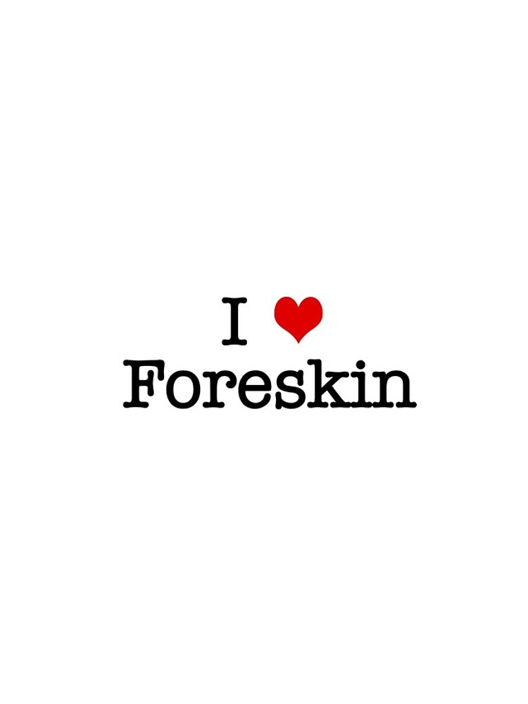 I Heart Foreskin Red