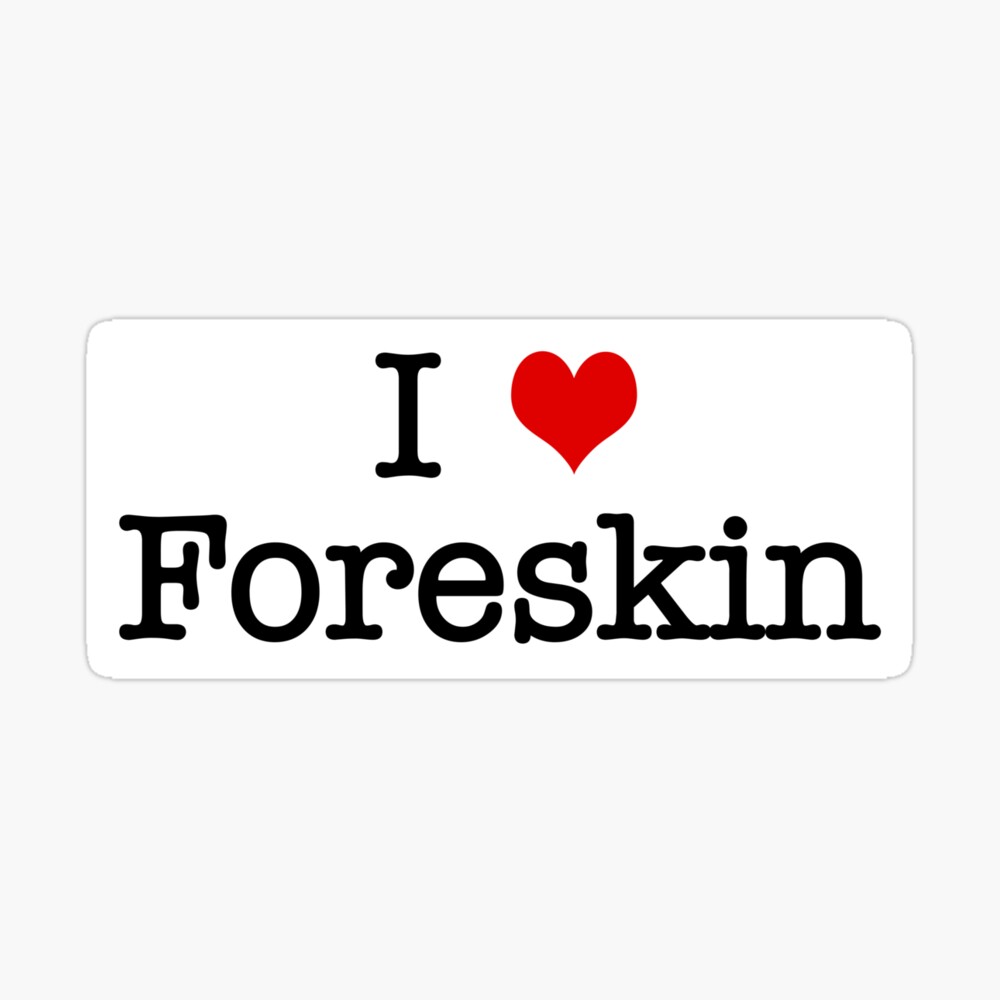 I Heart Foreskin (Red) | Art Board Print