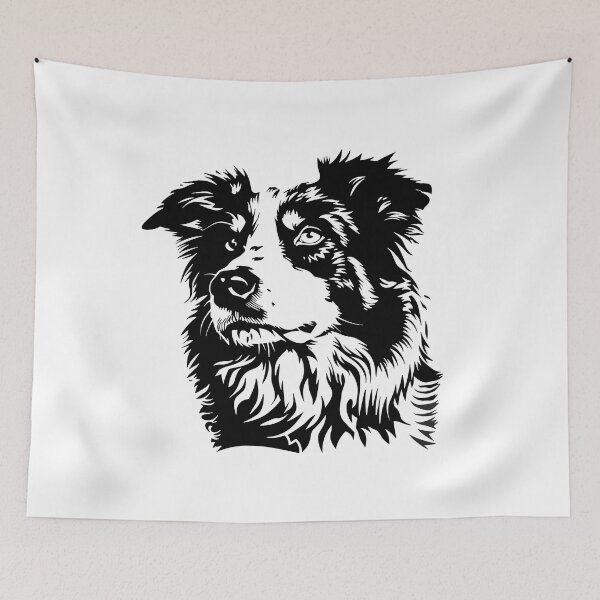 Item preview, Aussie Love – Australian Shepherd Silhouette in Black designed and sold by OverNickles194.