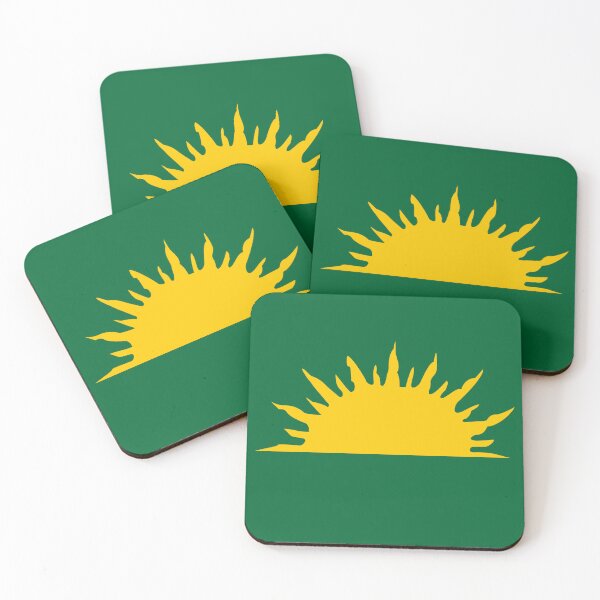 Item preview, Irish Republican Na Fianna Green Sunburst Flag designed and sold by Irish-Pride.
