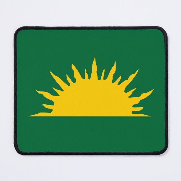 Item preview, Irish Republican Na Fianna Green Sunburst Flag designed and sold by Irish-Pride.