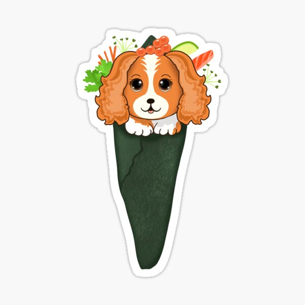 Item preview, Cavalier King Charles Spaniel Tamaki Roll designed and sold by daphsam.