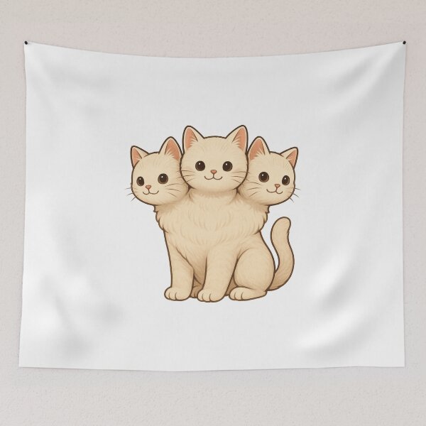 Item preview, Cat Cerberus designed and sold by TeeMystic.