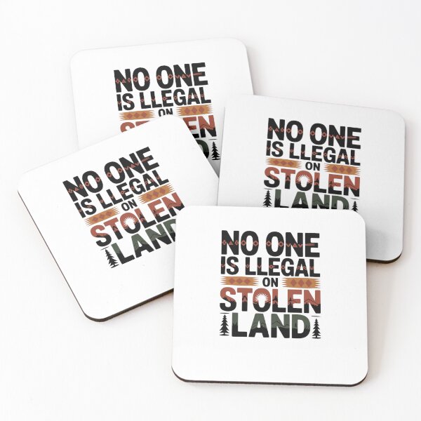 Item preview, No one is illegal on stolen land designed and sold by Mateusz Majcherek.