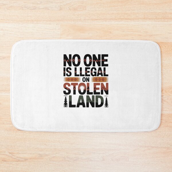 Item preview, No one is illegal on stolen land designed and sold by Mateusz Majcherek.