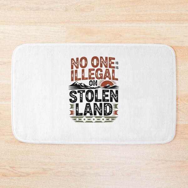 Item preview, No one is illegal on stolen land designed and sold by Mateusz Majcherek.