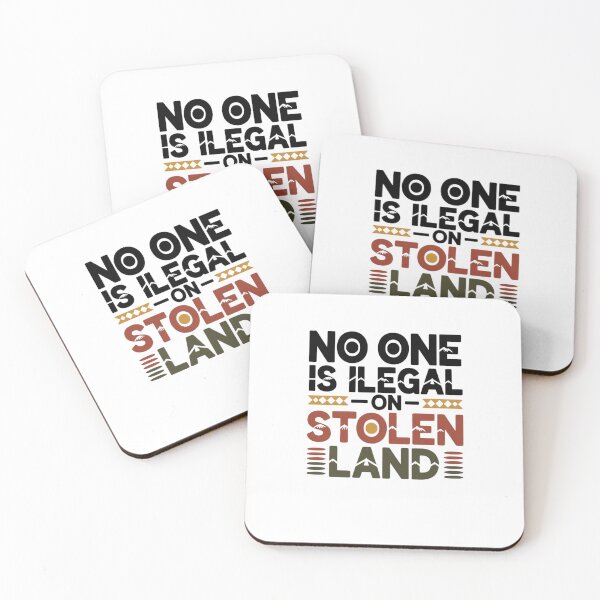 Item preview, No one is illegal on stolen land designed and sold by Mateusz Majcherek.