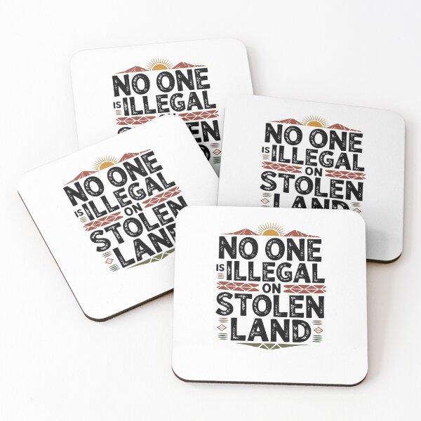 Item preview, No one is illegal on stolen land designed and sold by Mateusz Majcherek.