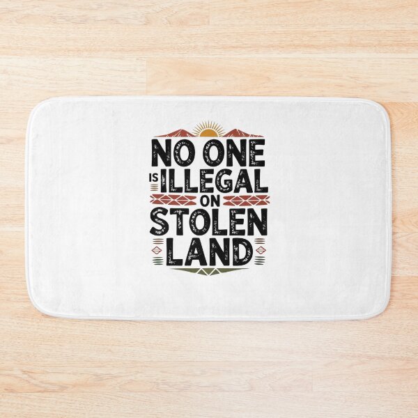 Item preview, No one is illegal on stolen land designed and sold by Mateusz Majcherek.