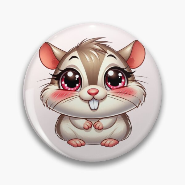 Item preview, Shy Blushing gerbil – Cute Kawaii Animal Art for Kids & Animal Lovers designed and sold by harmzk90.