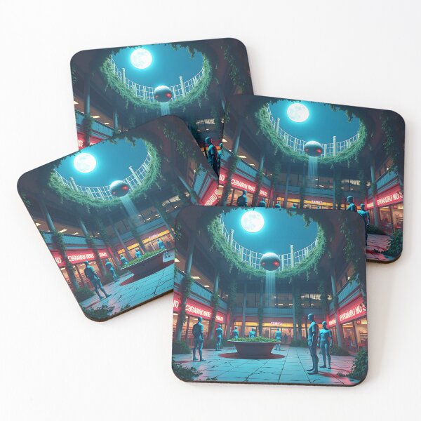 Item preview, Neon Garden Mall designed and sold by AlienInkvasion.