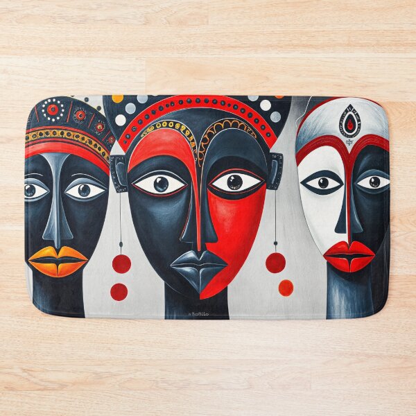 Item preview, Ethnic African pattern in warm colors #5 designed and sold by BoBiloArt.