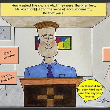 Artwork thumbnail, Henry the Preacher-Words of Encouragement Comic by MDeCampArt