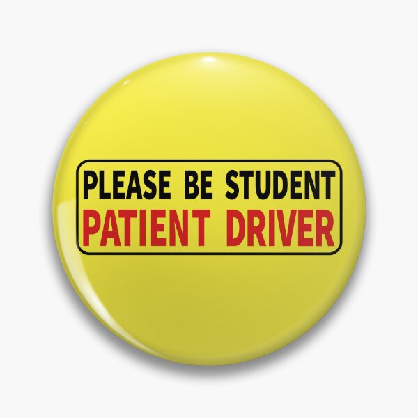 Item preview, Spoof! Please Be STUDENT-Patient Driver sticker designed and sold by markmm9.