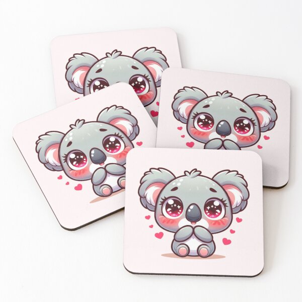 Item preview, Shy Blushing koala – Cute Kawaii Animal Art for Kids & Animal Lovers designed and sold by Designflex90.