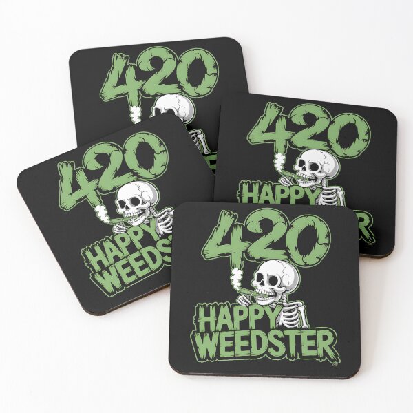 Item preview, Happy Weedster 420 Hippie Design designed and sold by RosCraft.