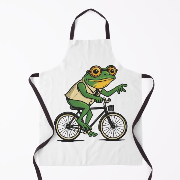 Item preview, Cute Frog on a Bike designed and sold by MasartDesigns.