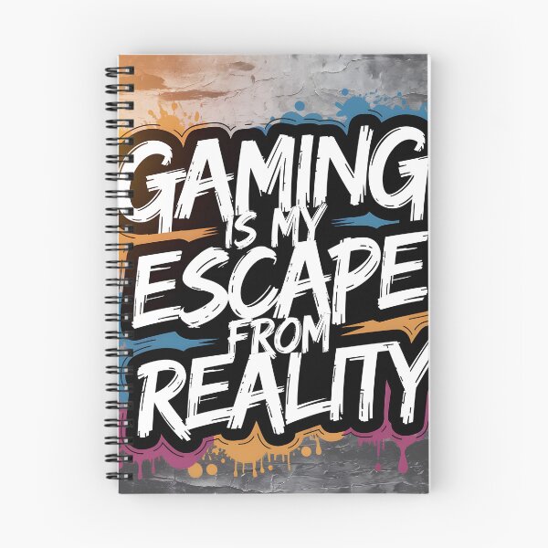 Item preview, Gaming is my escape from reality designed and sold by BohoShopHU.