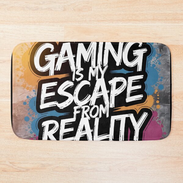 Item preview, Gaming is my escape from reality designed and sold by BohoShopHU.