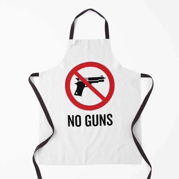 Item preview, No Guns / No Weapons Symbol / No Firearms Sign V2 (On White) designed and sold by STUDIO-72.